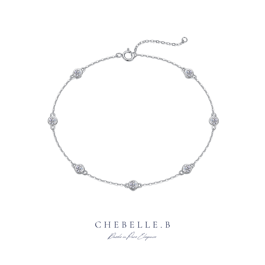 925 Sterling Silver Moissanite Meteorite Rain Set