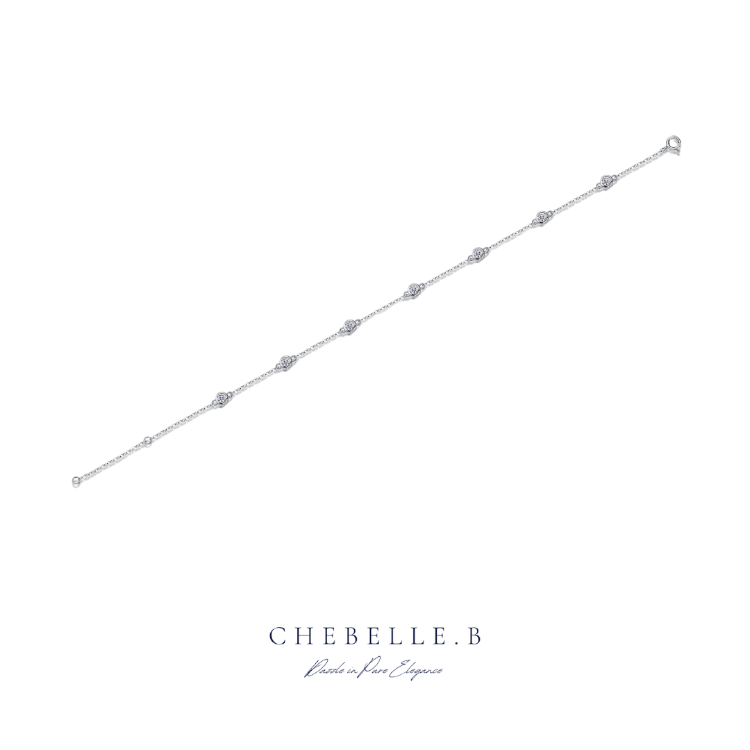 925 Sterling Silver Moissanite Meteorite Rain Set