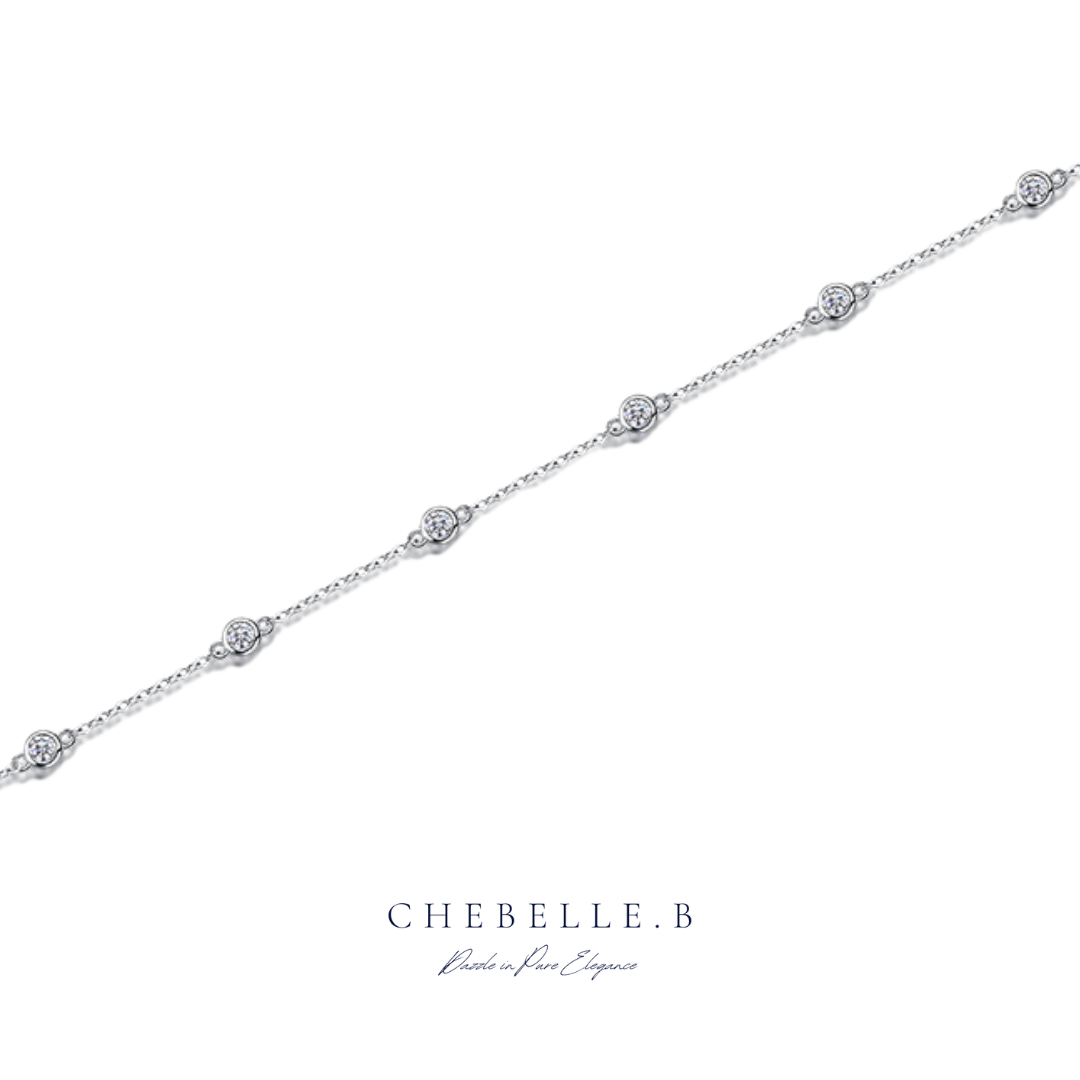 925 Sterling Silver Moissanite Meteorite Rain Set