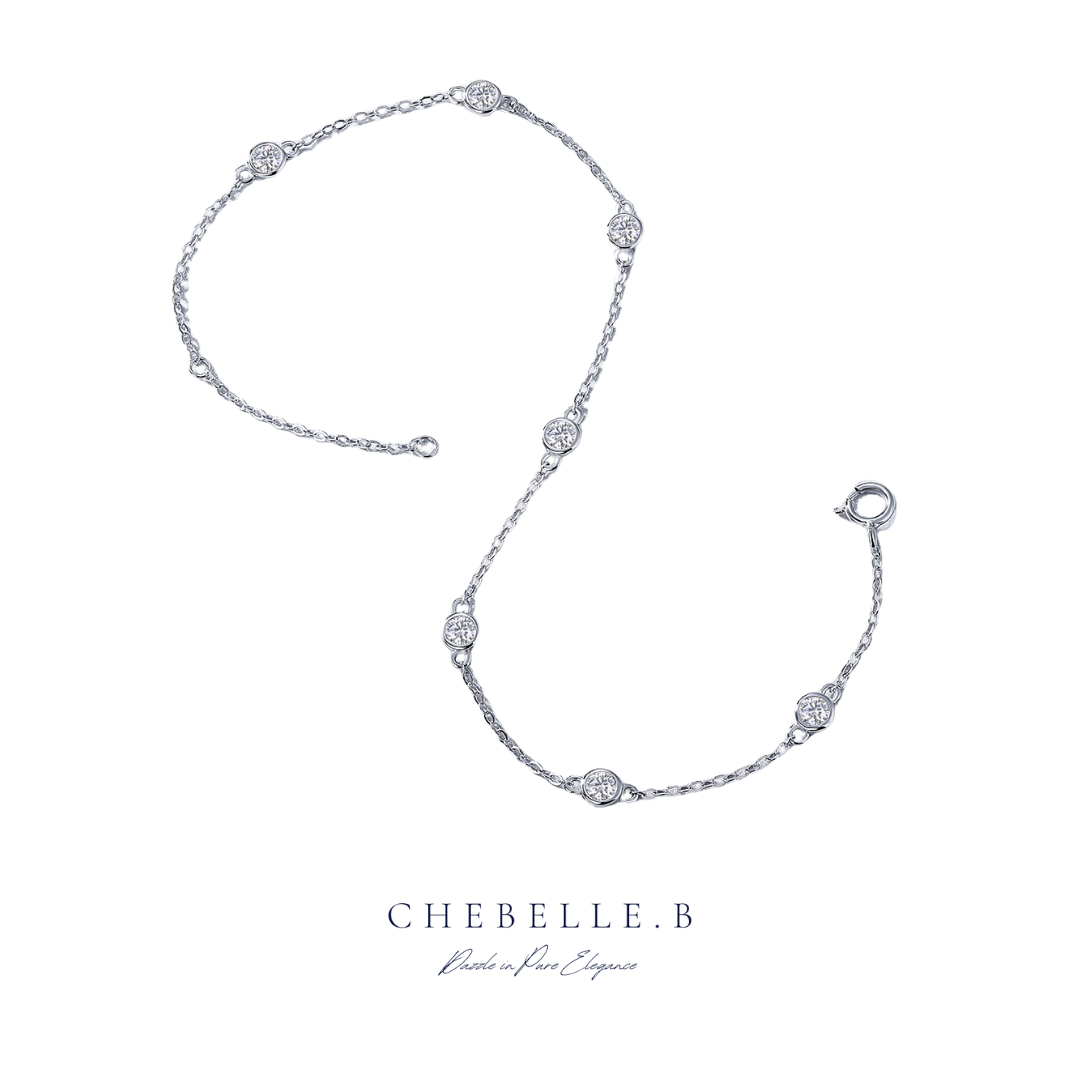 925 Sterling Silver Moissanite Meteorite Rain Set