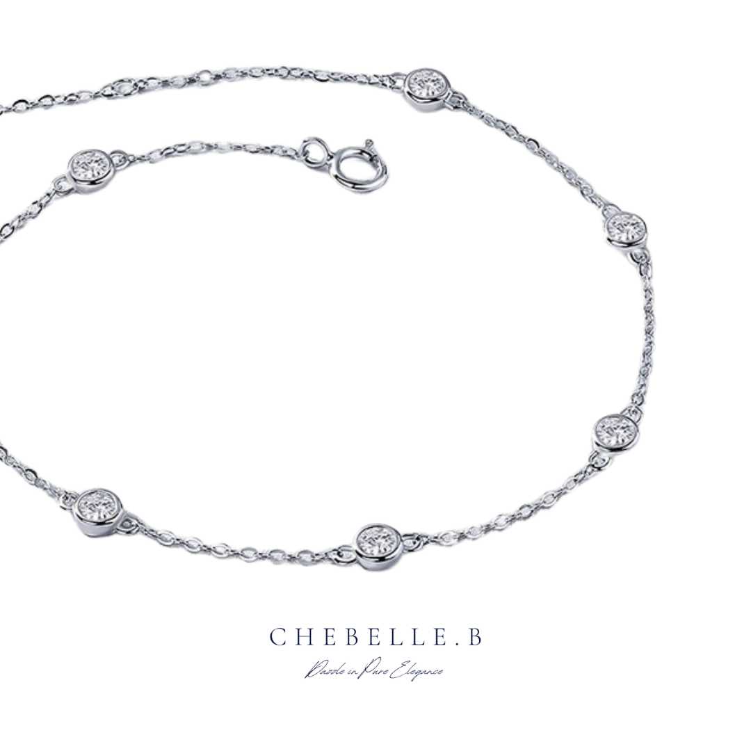 925 Sterling Silver Moissanite Meteorite Rain Set