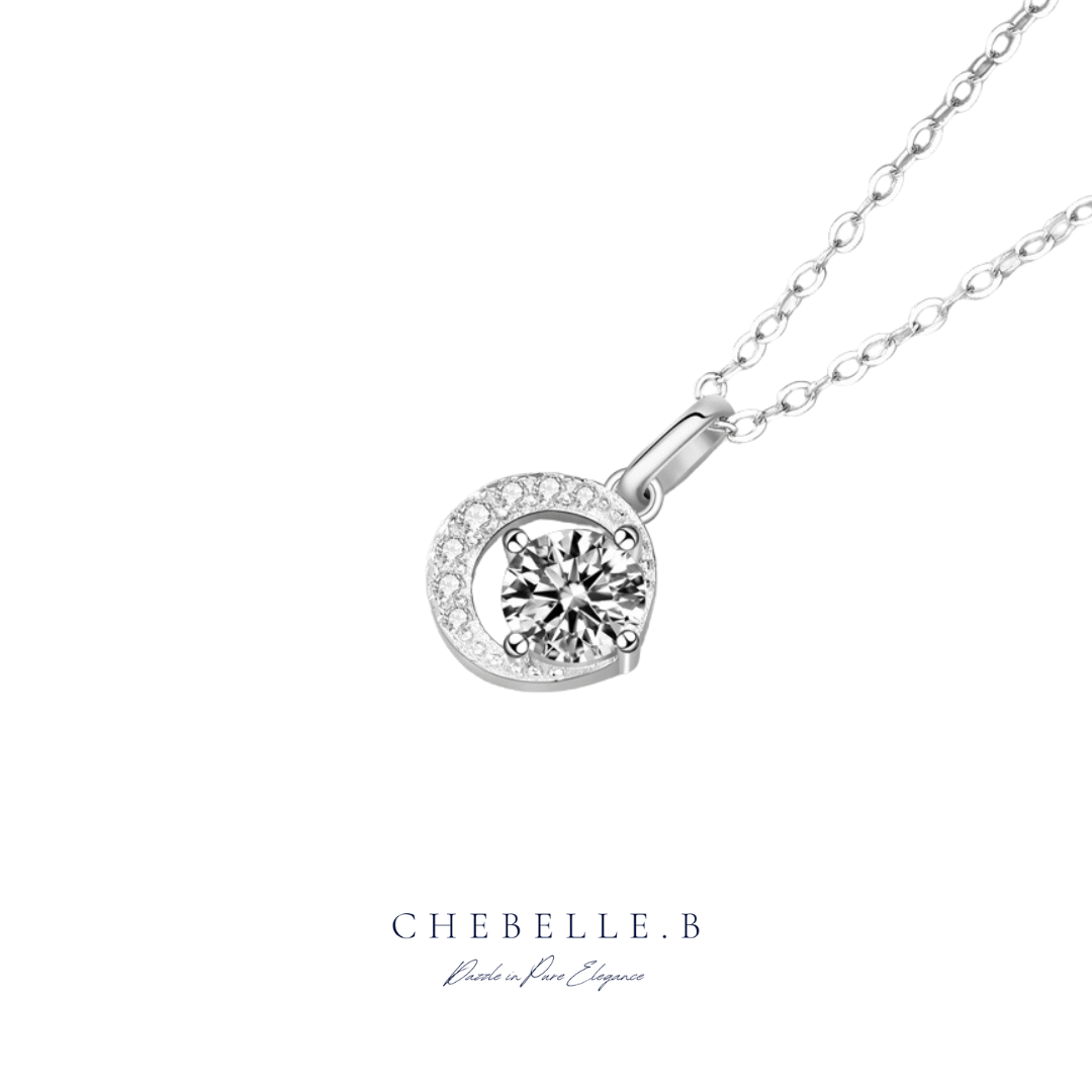 925 Sterling Silver Moissanite Moonlit Stars Set