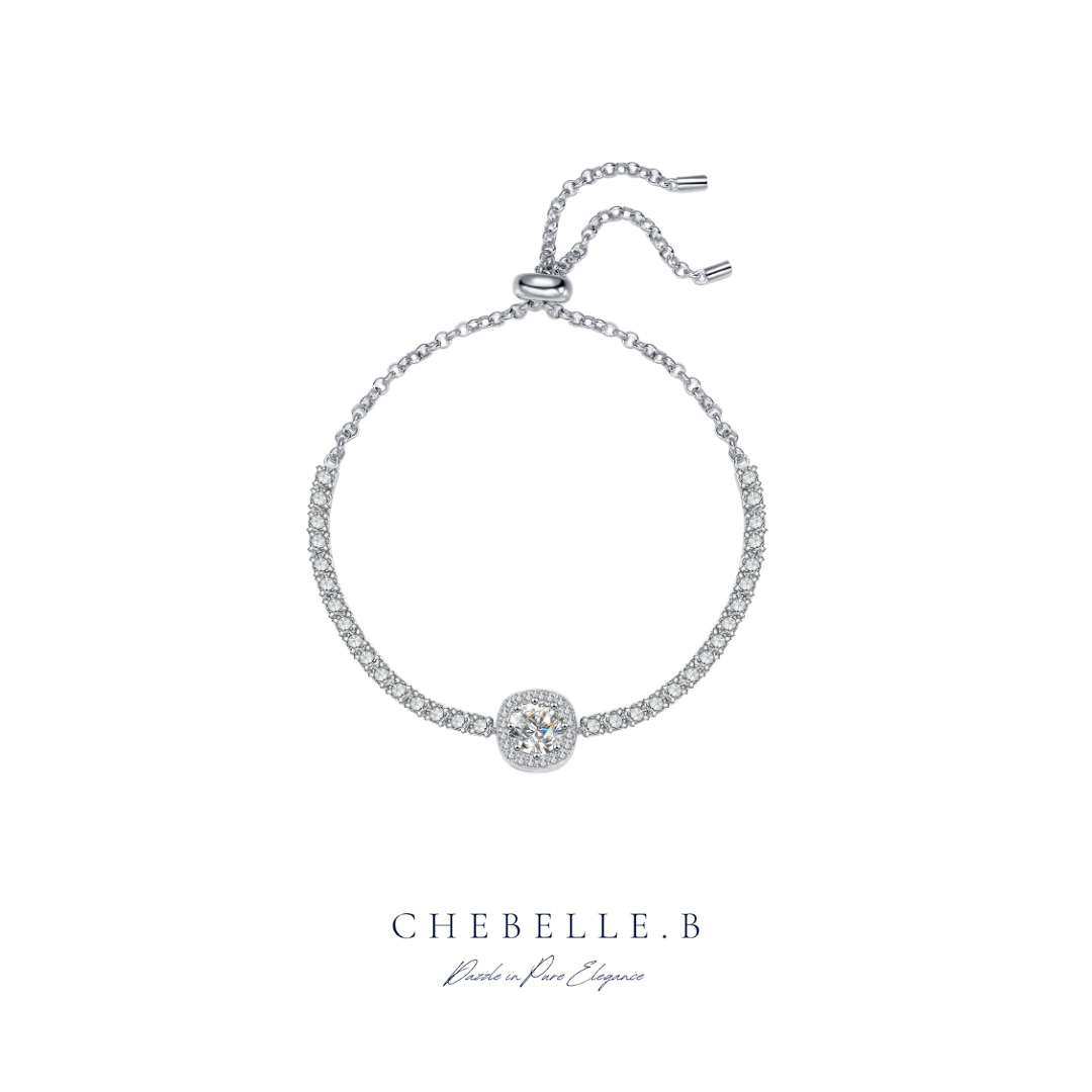 925 Sterling Silver Moissanite The Promise of Forever Set