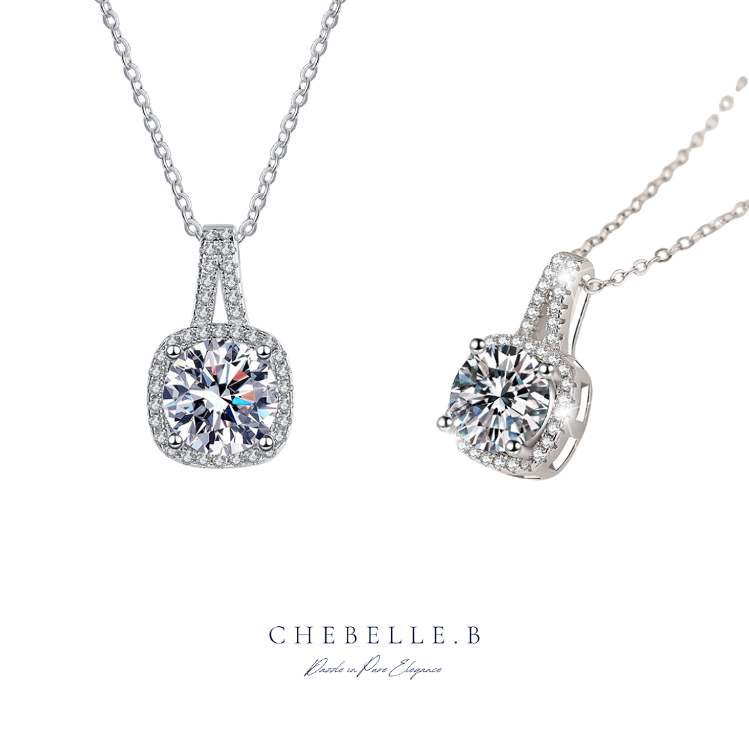 925 Sterling Silver Moissanite The Promise of Forever Set