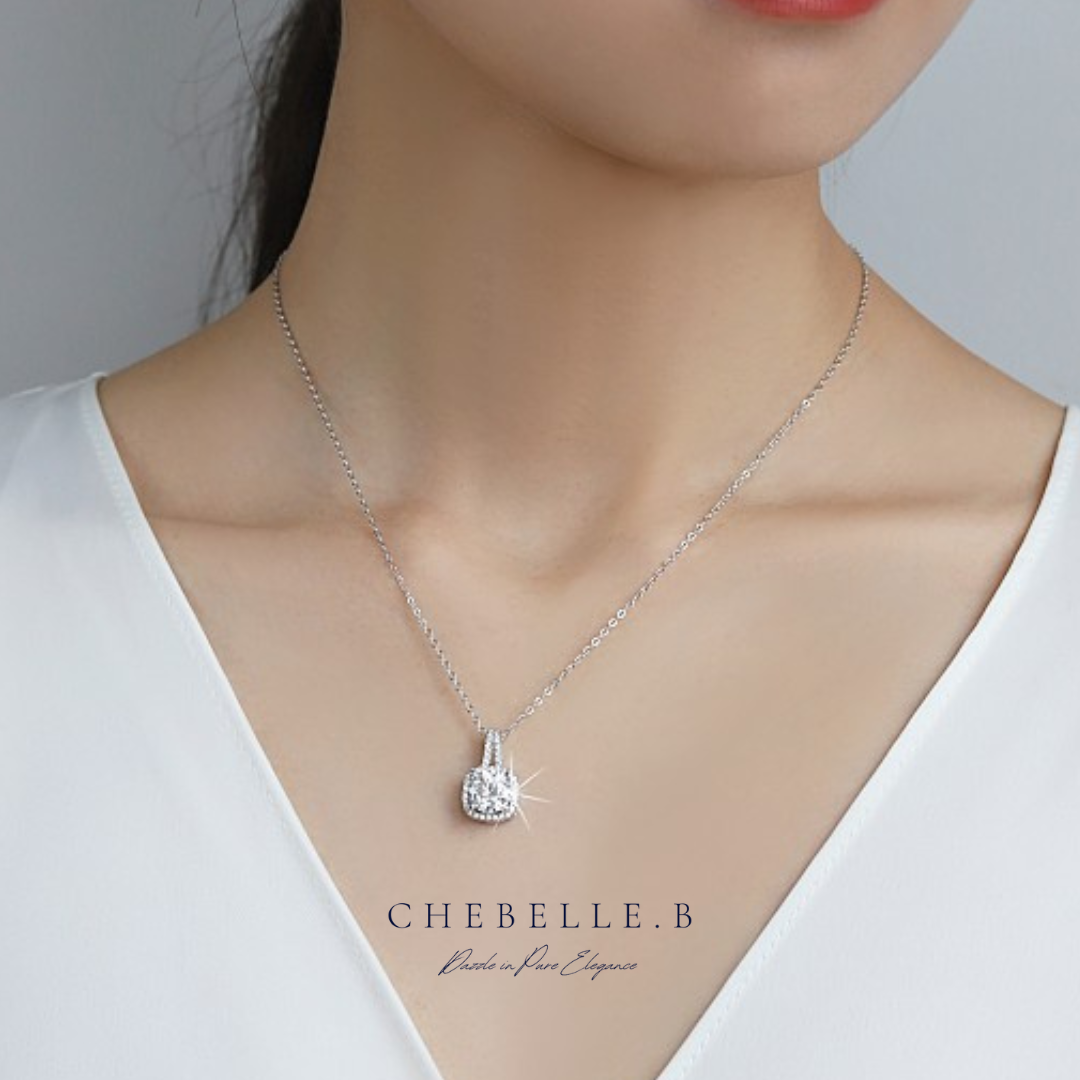 925 Sterling Silver Moissanite The Promise of Forever Set