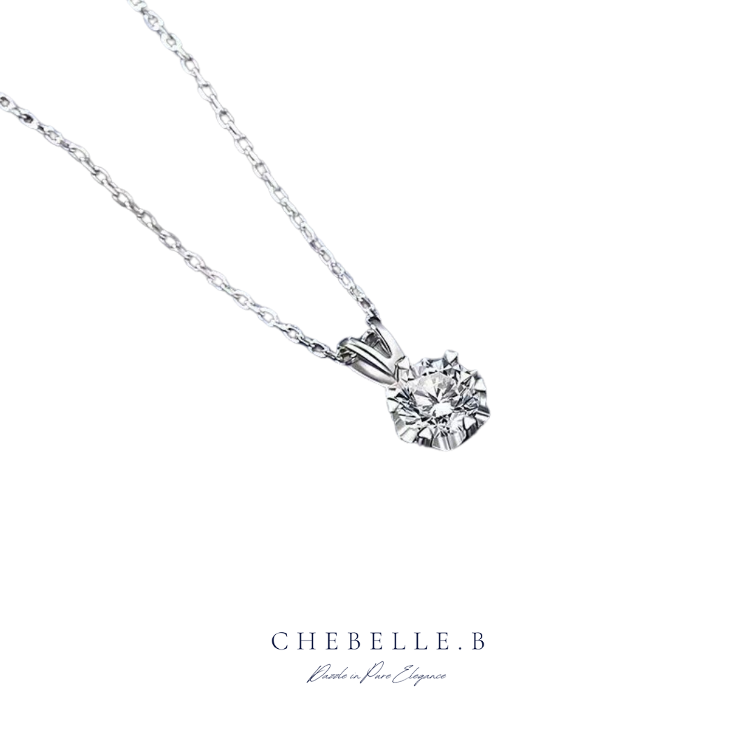 925 Sterling Silver Moissanite Romantic Snowy Night Set