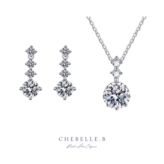 925 Sterling Silver Moissanite Starlight Dream Set