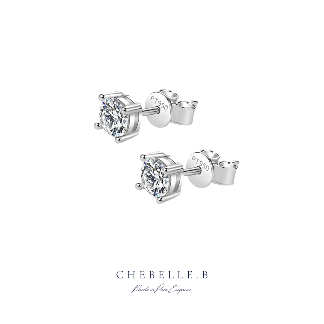 925 Sterling Silver Moissanite Stellar Radiance Set