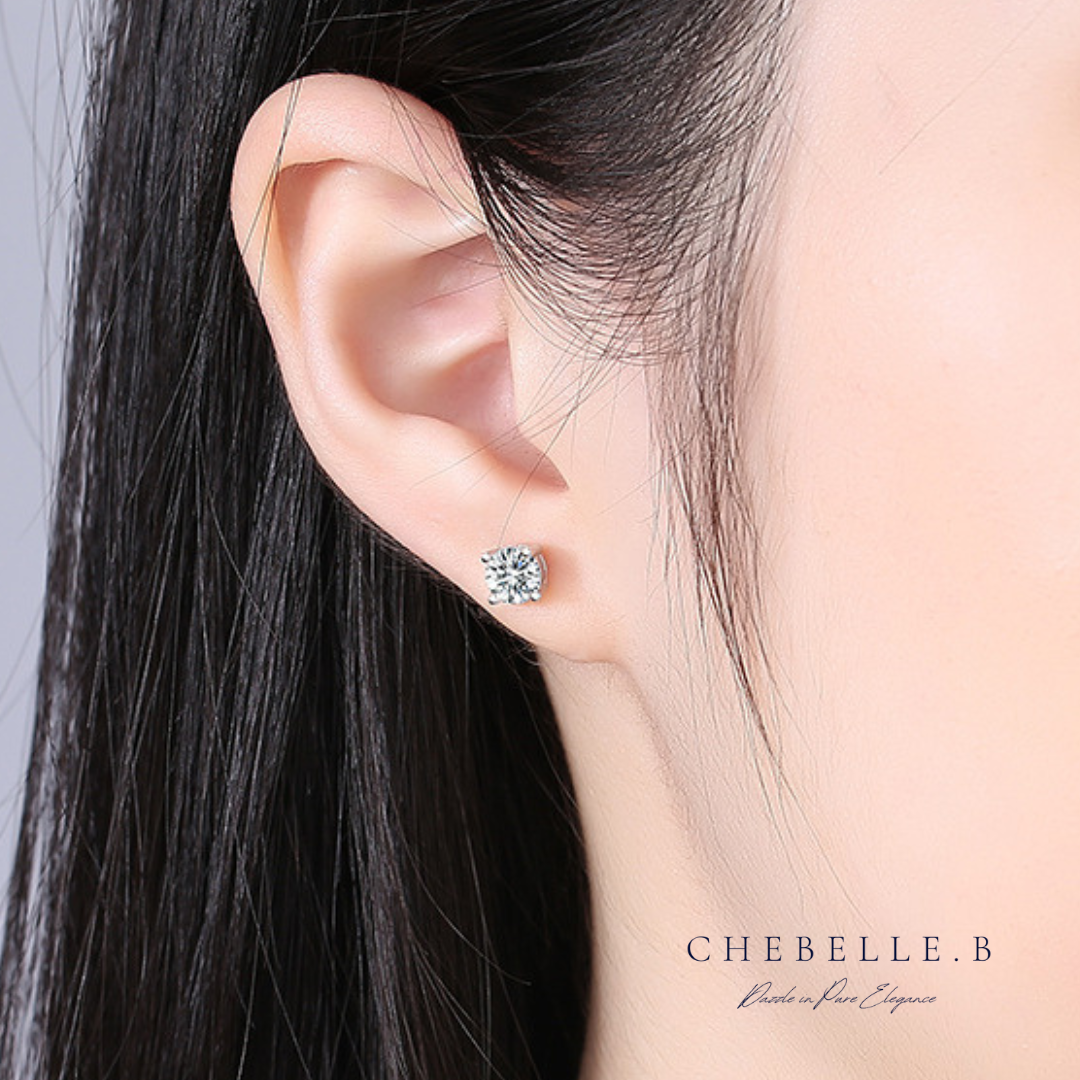 925 Sterling Silver Moissanite Stellar Radiance Set