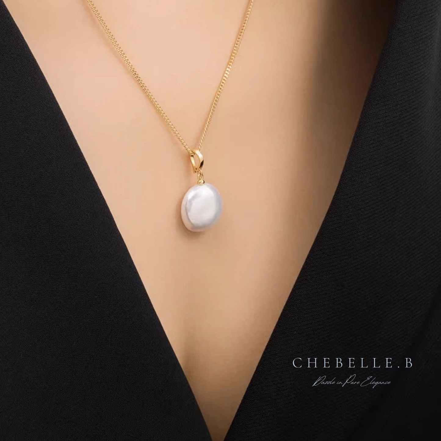 Natural Baroque Irregular Pearl Necklace