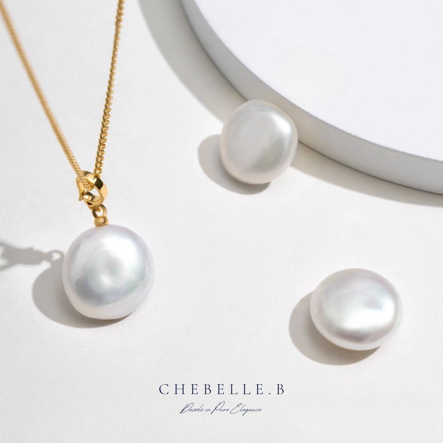 Natural Baroque Irregular Pearl Necklace