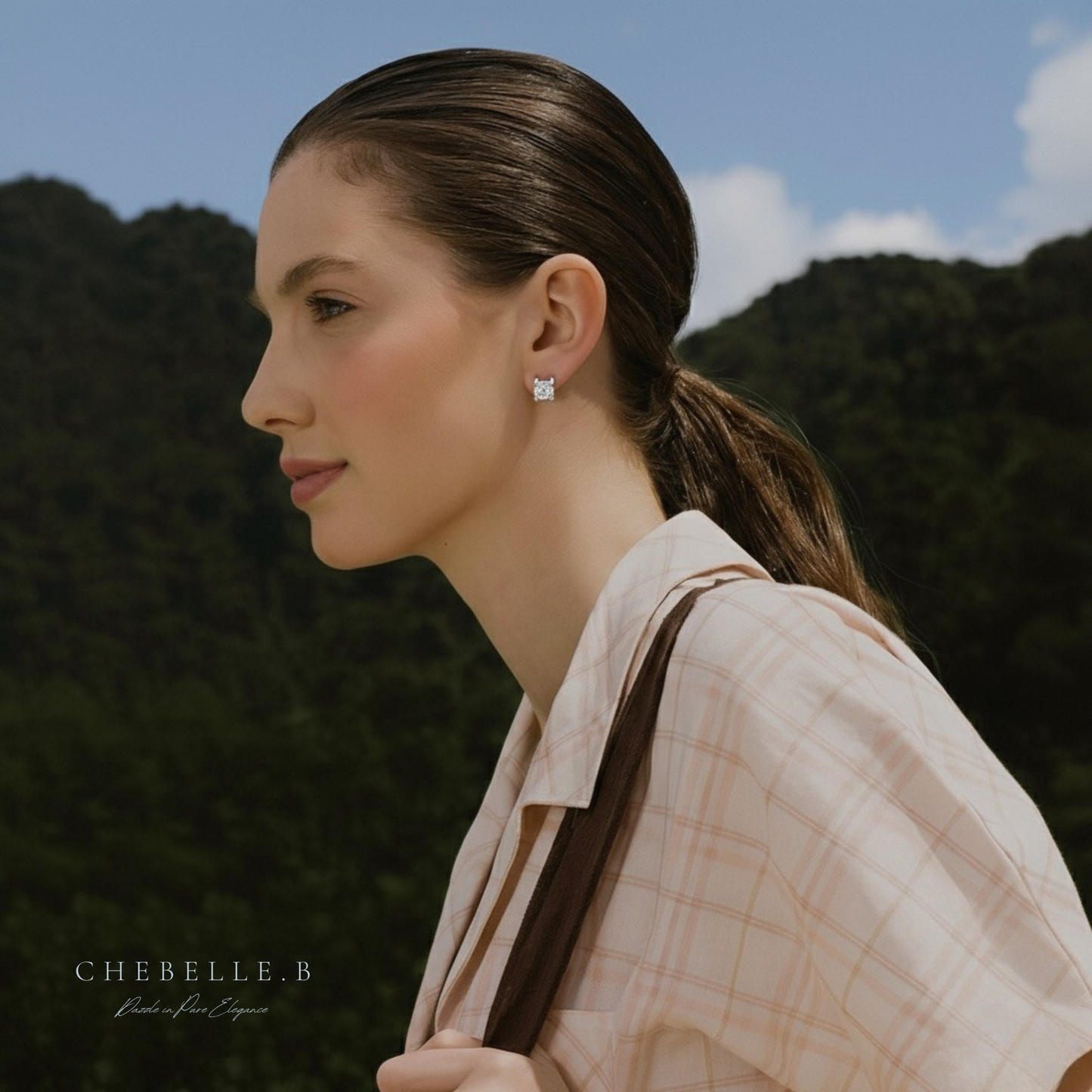 Le Taureau Céleste 1-Carat Moissanite Earrings in S925 Sterling Silver