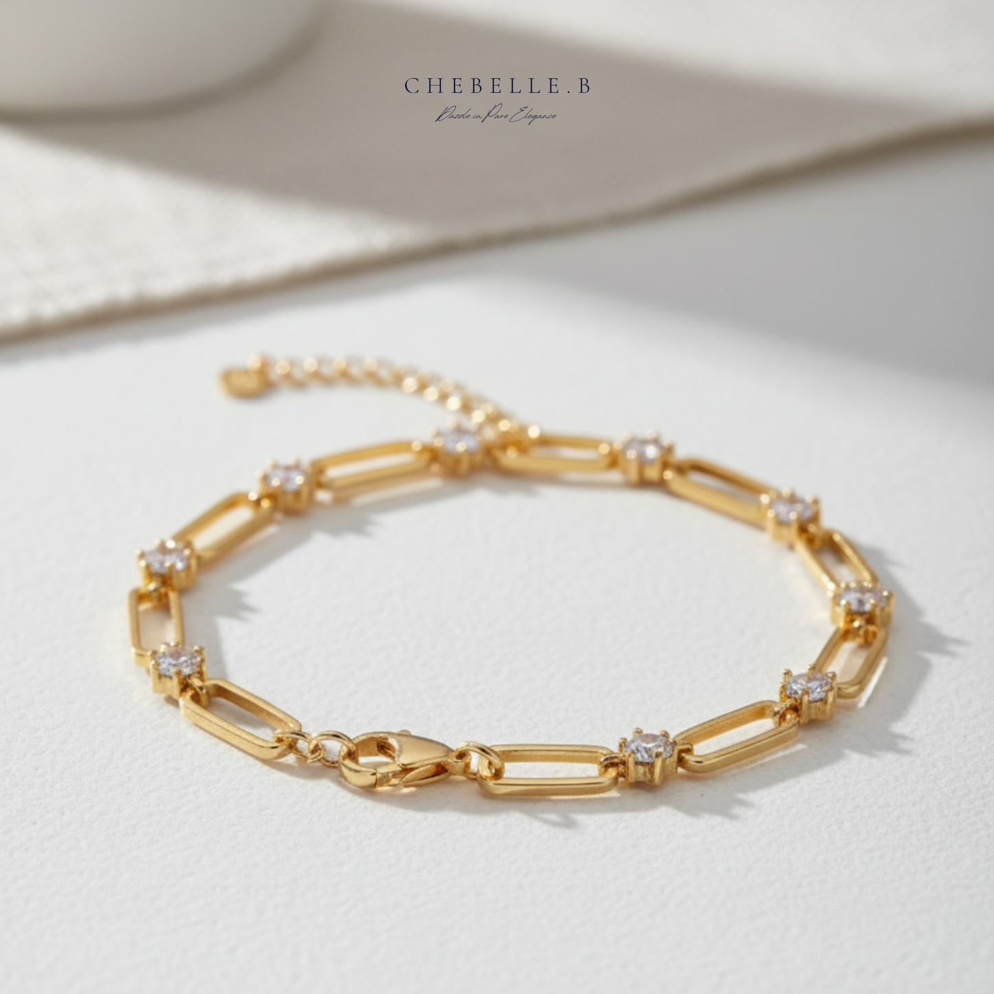 18K Gold Plated S925 Sterling Silver Moissanite Stars Blooming Bracelet