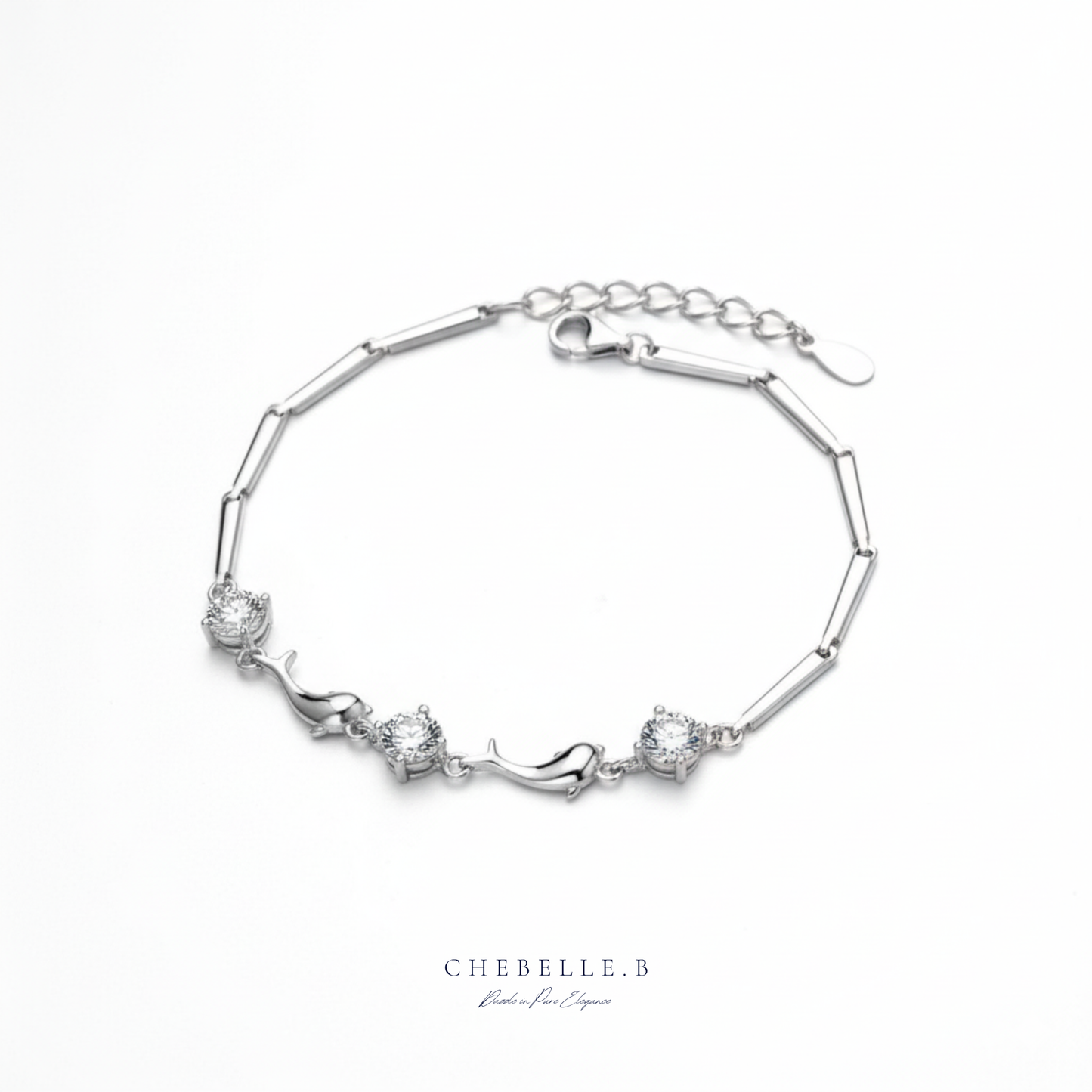 Starlight Dolphin 1.5-Carat Moissanite Bracelet