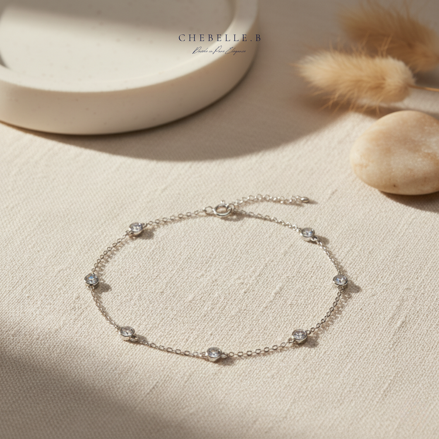 S925 Sterling Silver Moissanite Star Bright Bracelet