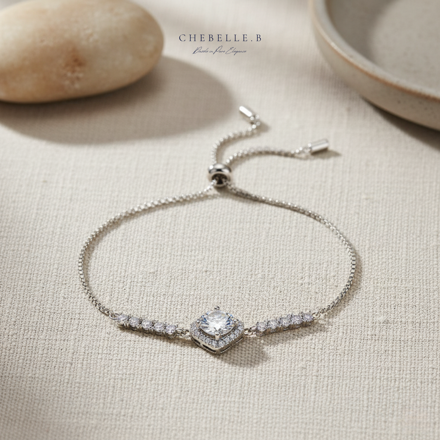 S925 Sterling Silver Brilliant 1-Carat Moissanite Bracelet