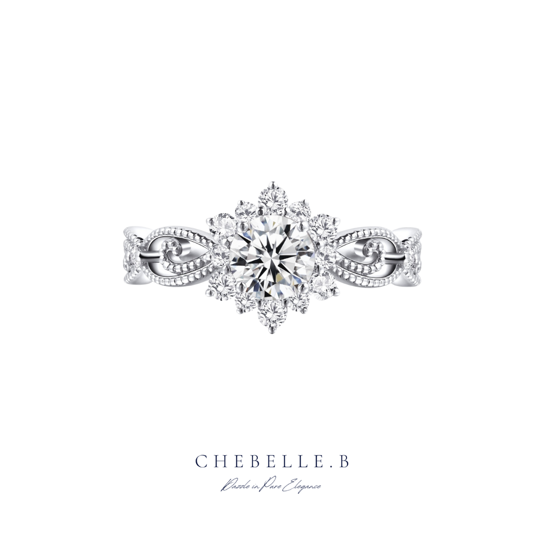 Snow Fairy 1-Carat Moissanite Sterling Silver Ring