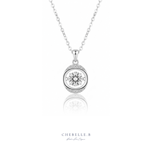 Orb of Light 1.0ct Moissanite Pendant Necklace