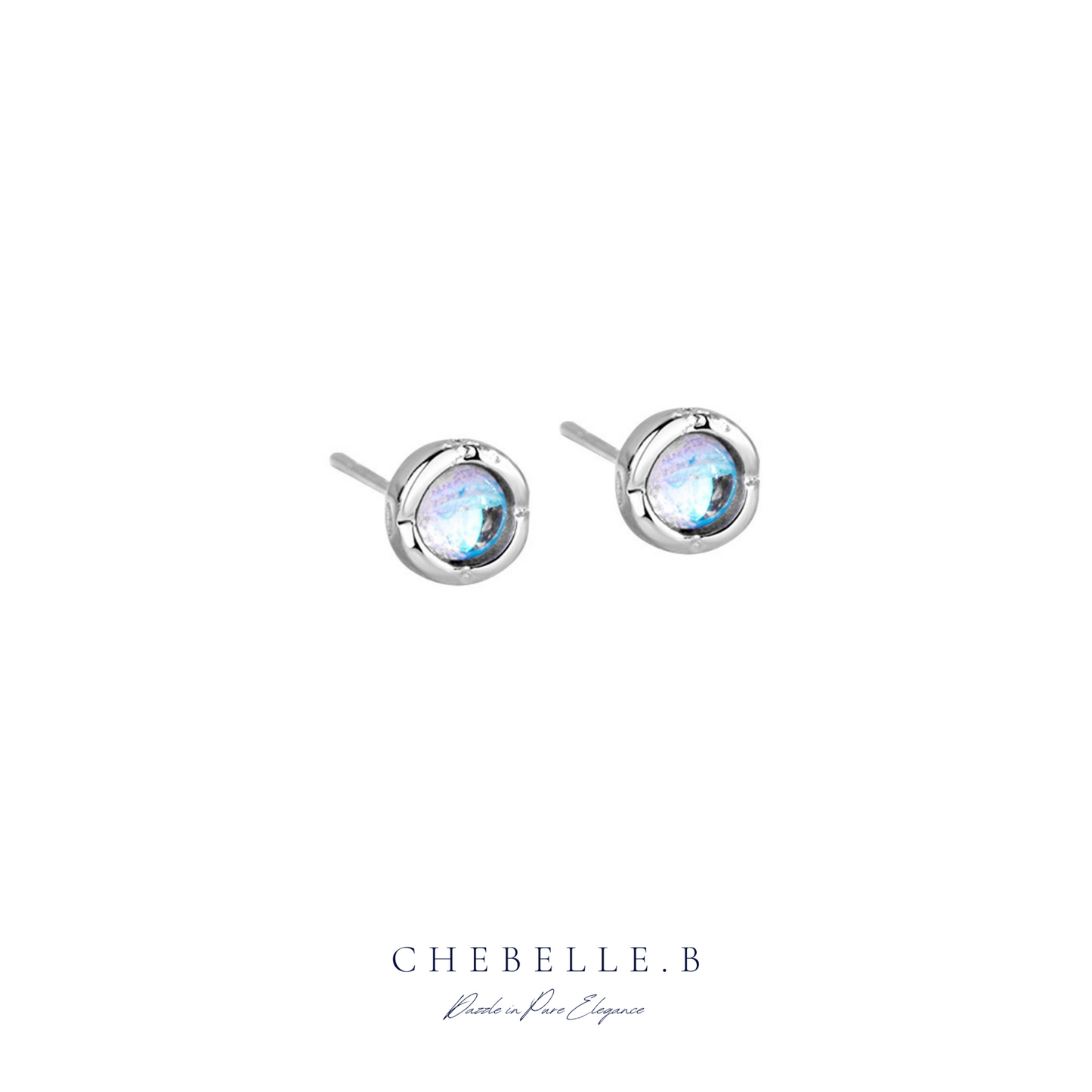 Moon Whisper - S925 Moonstone Earrings