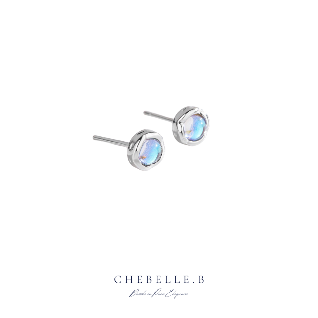 Moon Whisper - S925 Moonstone Earrings