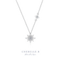 S925 Sterling Silver Tassel Star Moissanite Necklace