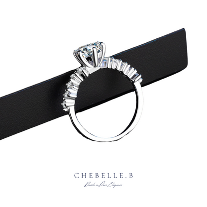 S925 Moonlit Radiance 1-Carat Moissanite Ring
