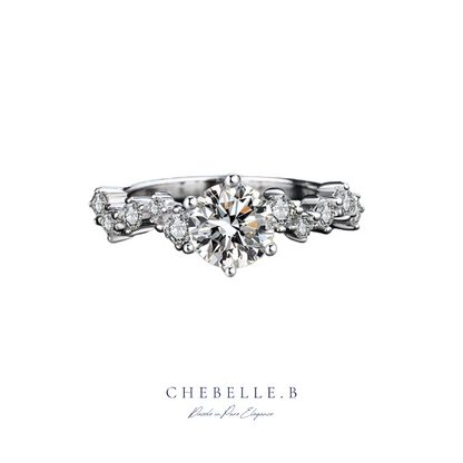 S925 Moonlit Radiance 1-Carat Moissanite Ring
