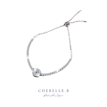Starry Sky 1-Carat Moissanite & Gemstone S925 Sterling Silver Bracelet