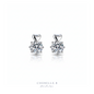 Cœur Brillant | 0.5ct Moissanite Heart Stud Earrings