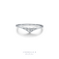 Arc Étoilé S925 Moissanite V-Shaped Ring