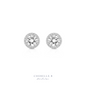 Infinite Sparkle 1.0ct Moissanite Halo Stud Earrings