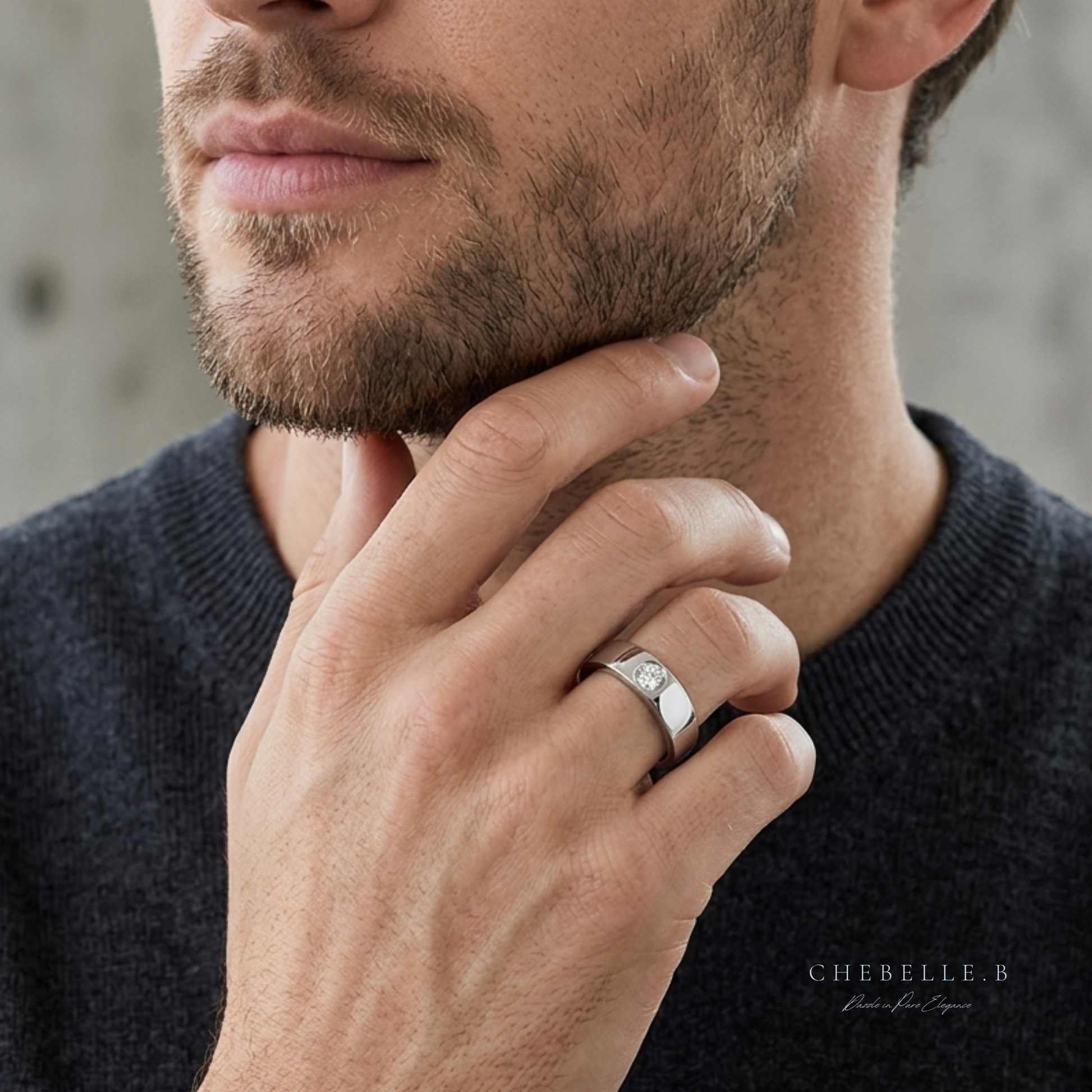 The Zenith Minimalist - Men Ring Chebelle.B