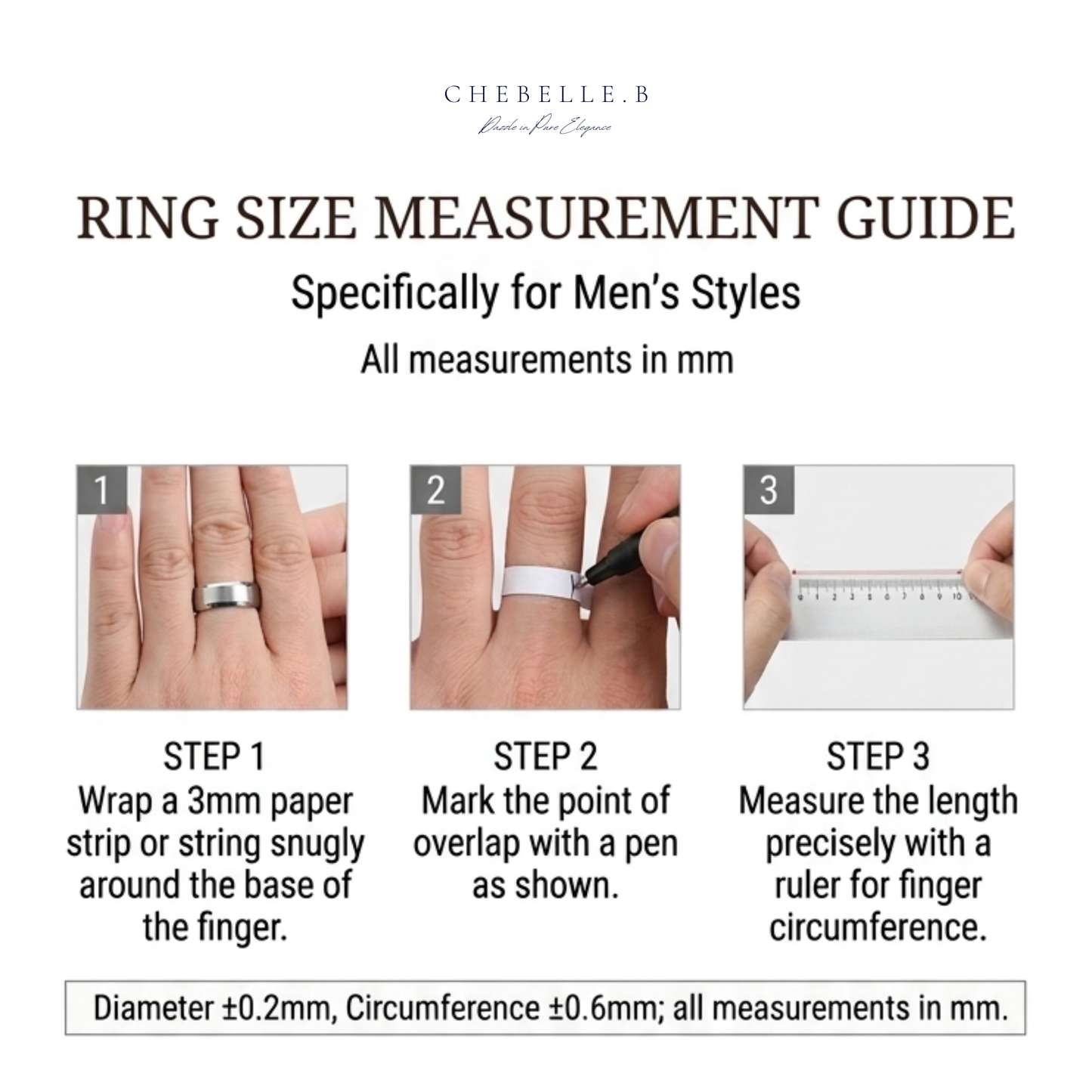 The Zenith Minimalist - Men Ring Chebelle.B