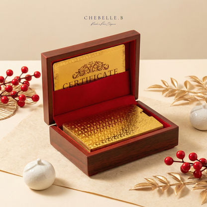 999.9 Gold Foil Playing Cards (Not For Sale) Chebelle.B