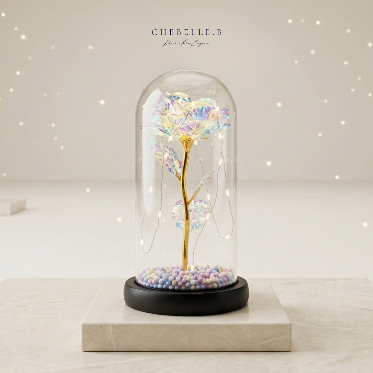 Premium Preserved Rose in Glass Dome (Not For Sale) Chebelle.B