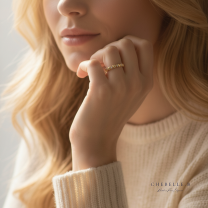 Amora Éclat S925 Moissanite Heart Ring