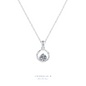 Ruban Infini S925 1-Carat Moissanite Möbius Pendant Necklace
