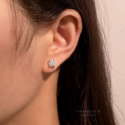 Le Taureau Céleste 1-Carat Moissanite Earrings in S925 Sterling Silver