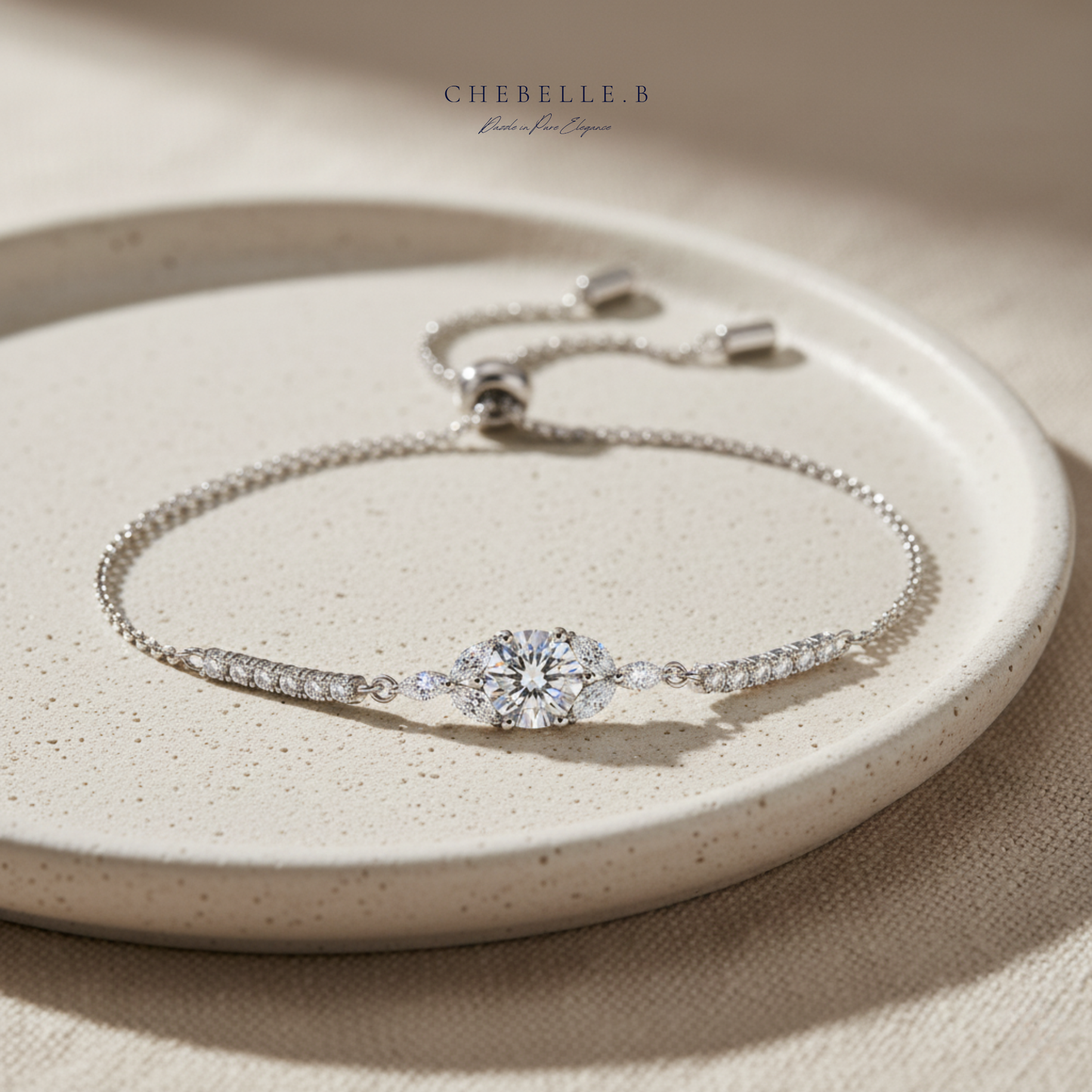 S925 Sterling Silver Blooming Starflower 1-Carat Moissanite Bracelet