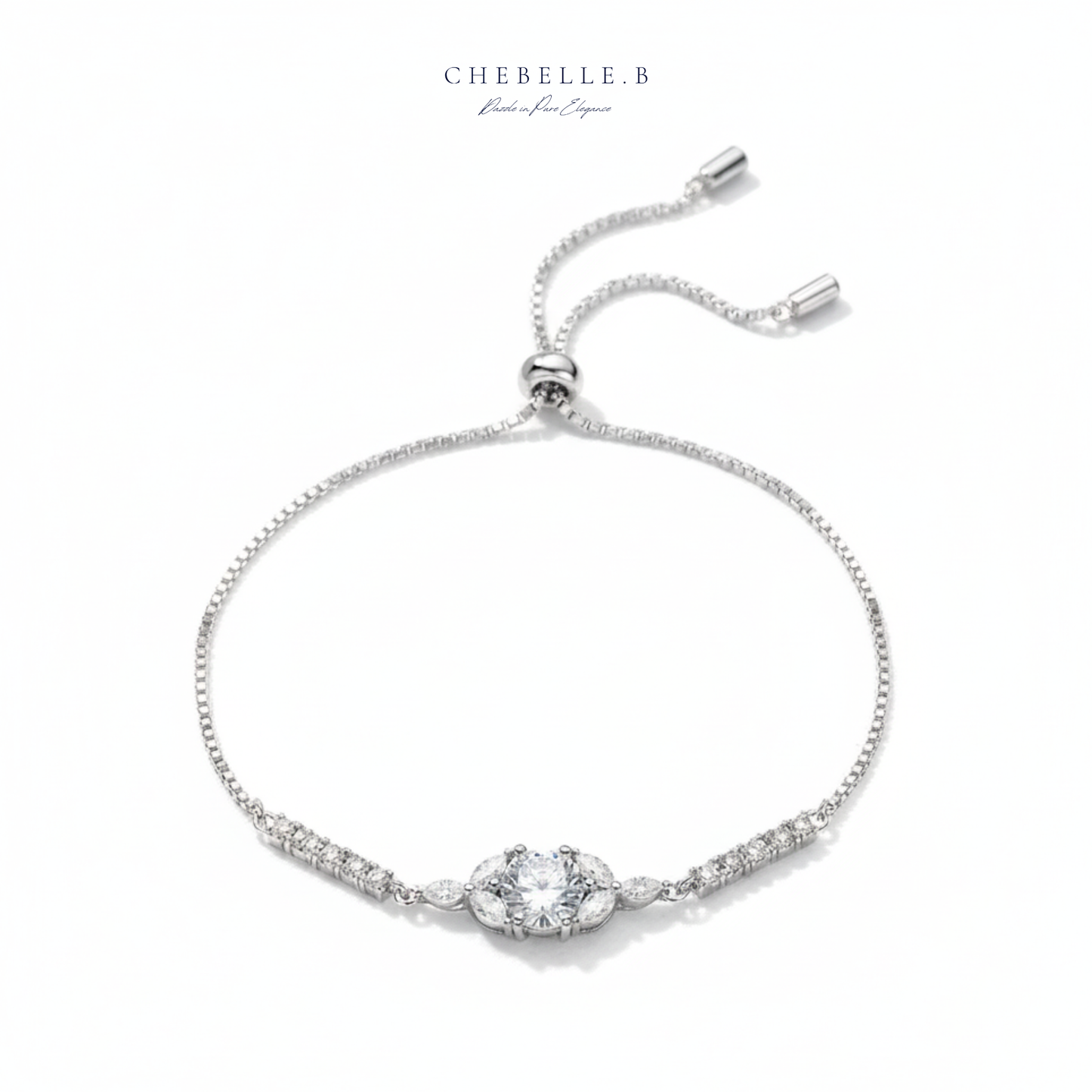 S925 Sterling Silver Blooming Starflower 1-Carat Moissanite Bracelet