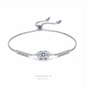 S925 Sterling Silver Blooming Starflower 1-Carat Moissanite Bracelet