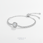 Starry Sky 1-Carat Moissanite & Gemstone S925 Sterling Silver Bracelet