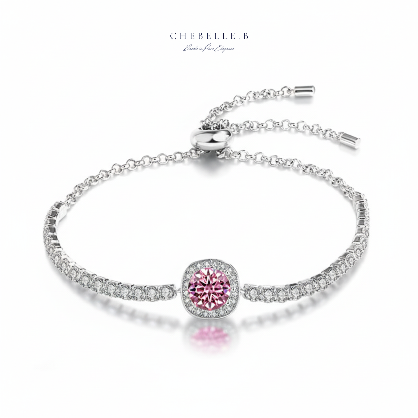 Starry Sky 1-Carat Moissanite & Gemstone S925 Sterling Silver Bracelet