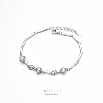 Starlight Dolphin 1.5-Carat Moissanite Bracelet