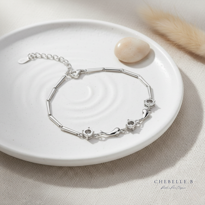 Starlight Dolphin 1.5-Carat Moissanite Bracelet