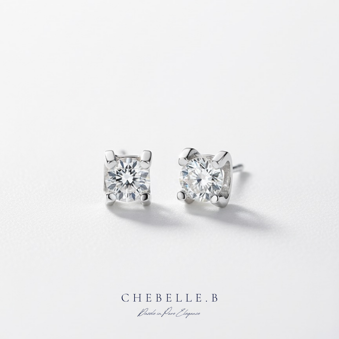 Le Taureau Céleste 1-Carat Moissanite Earrings in S925 Sterling Silver