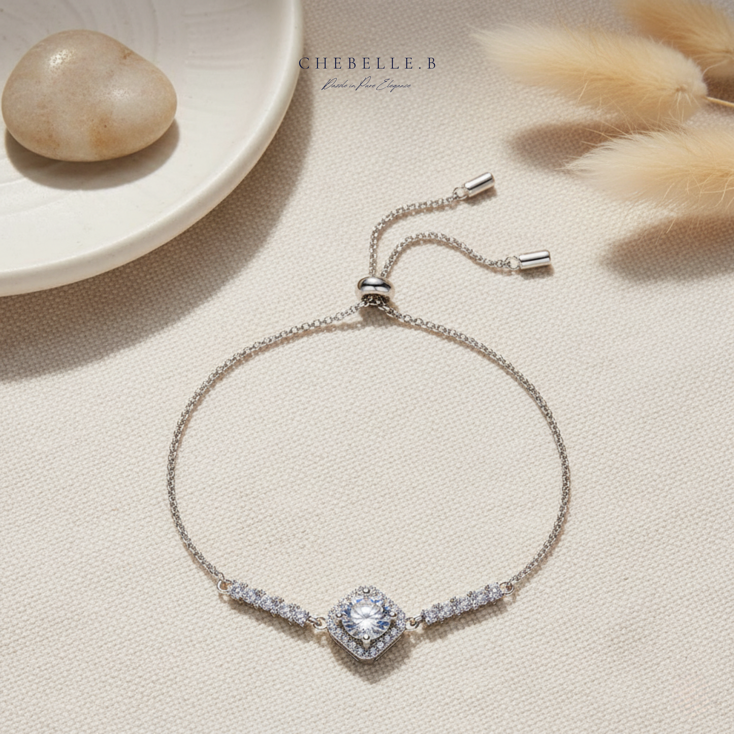 S925 Sterling Silver Brilliant 1-Carat Moissanite Bracelet