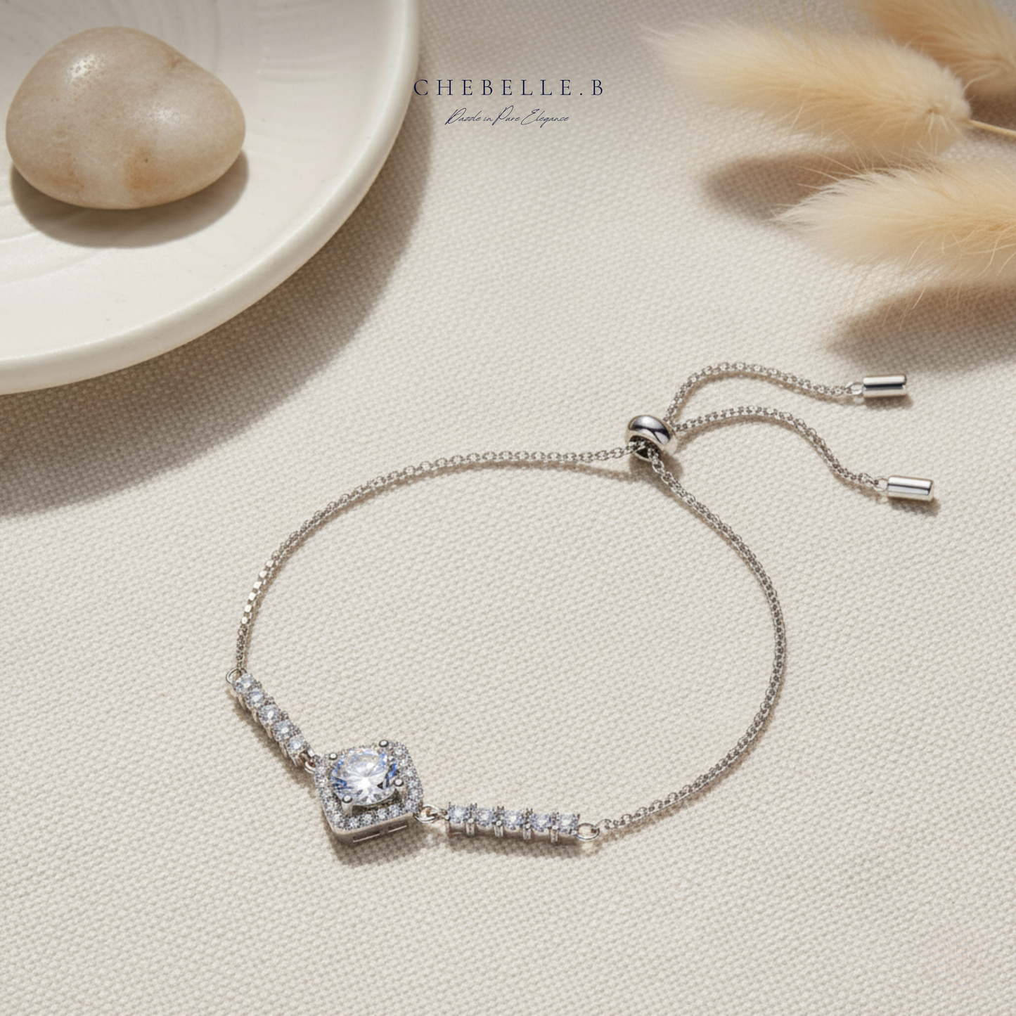 S925 Sterling Silver Brilliant 1-Carat Moissanite Bracelet