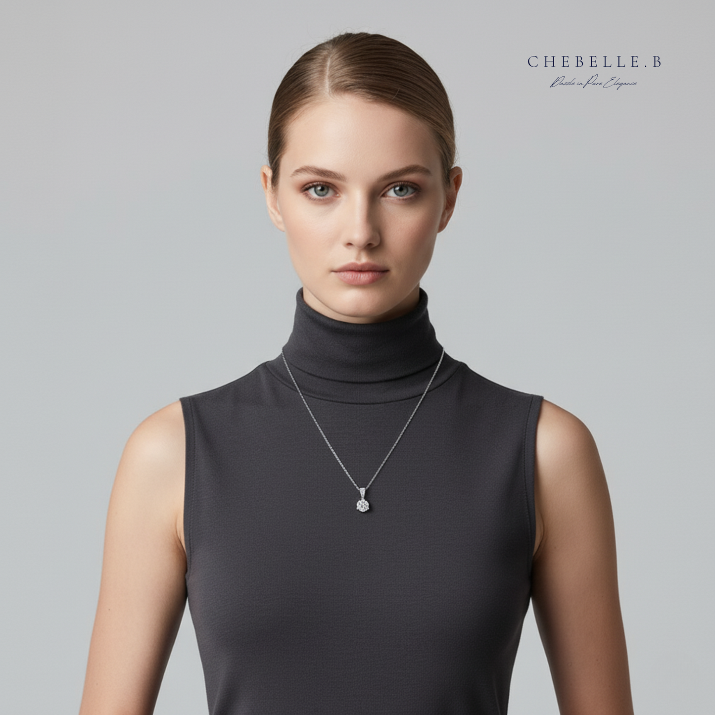 Lueur Pure 1.0ct Moissanite Pendant Necklace