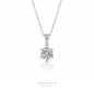 Lueur Pure 1.0ct Moissanite Pendant Necklace